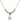 Heart Crystal Necklace | 1 1/8 inch | 4mm Beads   14kt Gold Filled