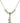 Praying Girl Crystal Necklace | 5/8 inch | 4mm Beads   14kt Gold Filled