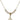Trinity Irish Knot Crystal Necklace | 3/8 inch | 4mm Beads   14kt Gold Filled