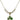 Shamrock Crystal Necklace | 1/2 inch | 4mm Beads   14kt Gold Filled