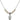 Scapular Crystal Necklace | 3/8 inch | 4mm Beads   Sterling Silver