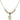 Saint Christopher Crystal Necklace | 3/8 inch | 4mm Beads   14kt Gold Filled