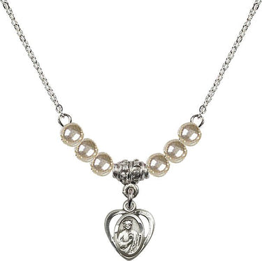 Collar de cristal de San Judas | 3/8 de pulgada | Cuentas de 4 mm | N21-5404
