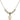 Guardian Angel Crystal Necklace | 3/8 inch | 4mm Beads   14kt Gold Filled