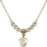 Guardian Angel Crystal Necklace | 3/8 inch | 4mm Beads   14kt Gold Filled