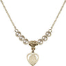 Infant Crystal Necklace | 3/8 inch | 4mm Beads   14kt Gold Filled