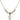 Saint Anne Crystal Necklace | 3/8 inch | 4mm Beads   14kt Gold Filled