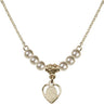 Saint Anne Crystal Necklace | 3/8 inch | 4mm Beads   14kt Gold Filled