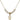 Saint Anne Crystal Necklace | 3/8 inch | 4mm Beads   14kt Gold Filled