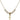 Chalice Crystal Necklace | 3/8 inch | 4mm Beads   14kt Gold Filled