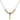 Chalice Crystal Necklace | 3/8 inch | 4mm Beads   14kt Gold Filled