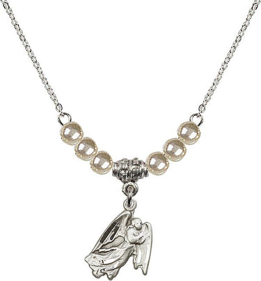 Collar de cristal Ángel Guardián | 1,5 cm | Cuentas de 4 mm | N21-5642