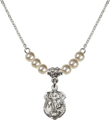 Collar de cristal del Arcángel San Miguel | 5/8 pulgadas | N21-5699