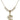 Saint Michael the Archangel Crystal Necklace | 7/8 inch | 4mm Beads   14kt Gold Filled