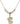 Saint Michael the Archangel Crystal Necklace | 7/8 inch | 4mm Beads   14kt Gold Filled