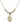 Miraculous Medal Crystal Necklace | 5/8 inch | 4mm Beads   14kt Gold Filled