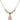 Saint Andrew the Apostle Crystal Necklace | 1/2 inch | 4mm Beads   14kt Gold Filled