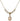 Saint Andrew the Apostle Crystal Necklace | 1/2 inch | 4mm Beads   14kt Gold Filled