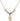 Saint Anthony Crystal Necklace | 1/2 inch | 4mm Beads   14kt Gold Filled