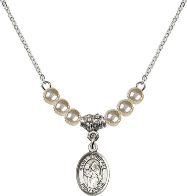 Collar de cristal de San Bonifacio | 1/2 pulgada | Cuentas de 4 mm | N21-9009