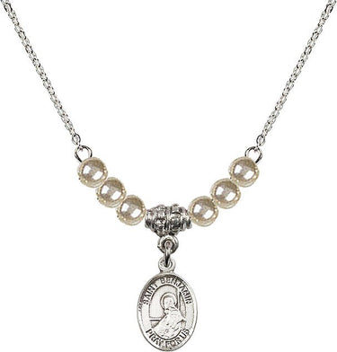 Collar de cristal de San Benjamín | 1/2 pulgada | Cuentas de 4 mm | N21-9013
