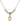 Saint Brendan the Navigator Crystal Necklace | 1/2 inch | 4mm Beads   14kt Gold Filled