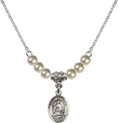 Collar de cristal de San Carlos Borromeo | 1/2 pulgada