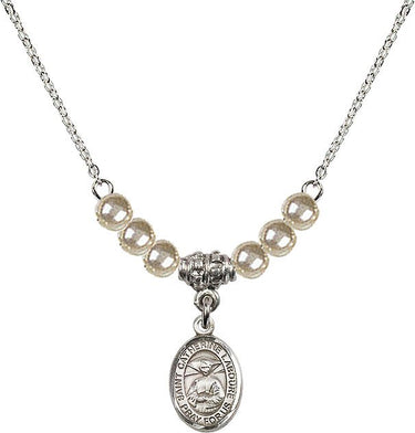 Collar de cristal de Santa Catalina Labouré | 1/2 pulgada