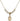 Saint Christopher Crystal Necklace | 1/2 inch | 4mm Beads   14kt Gold Filled