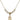 Saint Dymphna Crystal Necklace | 1/2 inch | 4mm Beads   14kt Gold Filled