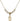 Saint Francis of Assisi Crystal Necklace | 1/2 inch | 4mm Beads   14kt Gold Filled