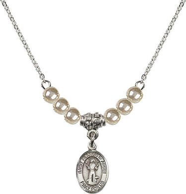 Collar de cristal de San Francisco de Asís | 1/2 pulgada | Cuentas de 4 mm | N21-9036