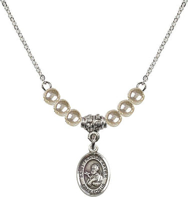 Collar de cristal de San Francisco Javier | 1,27 cm | Cuentas de 4 mm | N21-9037