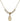 Saint Gabriel the Archangel Crystal Necklace | 1/2 inch | 4mm Beads   14kt Gold Filled