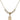 Saint George Crystal Necklace | 1/2 inch | 4mm Beads   14kt Gold Filled