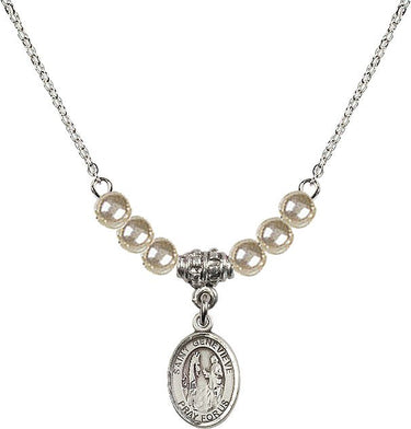 Saint Genevieve Crystal Necklace | 1/2 inch | 4mm Beads