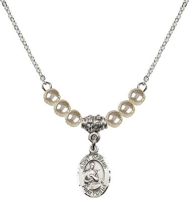 Collar de cristal de San Gerardo Mayela | 1/2 pulgada | Cuentas de 4 mm