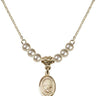 Holy Spirit Crystal Necklace | 1/2 inch | 4mm Beads   14kt Gold Filled