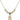 Saint Hubert of Liege Crystal Necklace | 1/2 inch | 4mm Beads   14kt Gold Filled