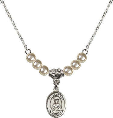 Collar de cristal San Enrique II | 1/2 pulgada | Cuentas de 4 mm