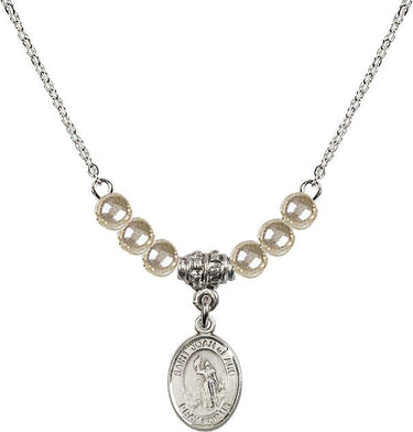 Collar de cristal de Santa Juana de Arco | 1/2 pulgada | Cuentas de 4 mm