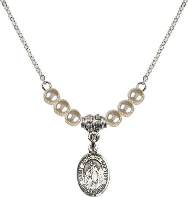 Collar de cristal de San Juan Bautista | 1/2 pulgada | Cuentas de 4 mm