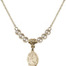 Saint Joseph of Cupertino Crystal Necklace | 1/2 inch | 4mm Beads   14kt Gold Filled