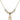 Saint Lawrence Crystal Necklace | 1/2 inch | 4mm Beads   14kt Gold Filled