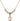 Saint Lawrence Crystal Necklace | 1/2 inch | 4mm Beads   14kt Gold Filled
