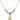 Saint Luke the Apostle Crystal Necklace | 1/2 inch | 4mm Beads   14kt Gold Filled