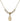 Saint Luke the Apostle Crystal Necklace | 1/2 inch | 4mm Beads   14kt Gold Filled