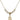 Saint Michael the Archangel Crystal Necklace | 1/2 inch | 4mm Beads   14kt Gold Filled