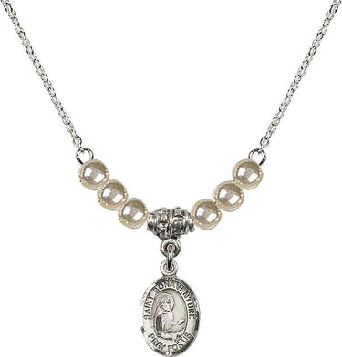 Collar de cristal de San Buenaventura | 1/2 pulgada | Cuentas de 4 mm | N21-9085