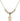 Saint Peregrine Crystal Necklace | 1/2 inch | 4mm Beads   14kt Gold Filled